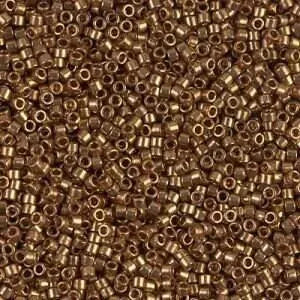 11/0 DelicaBeads by Miyuki in DB0022, Light Bronze Metalic - The Argus Cllection