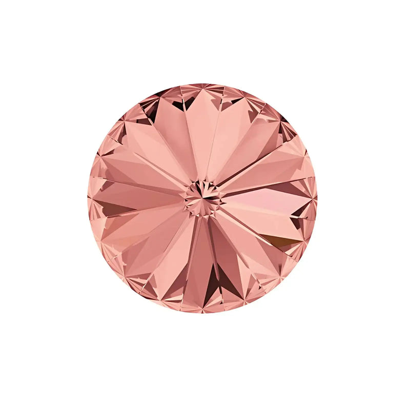 Brilliance Crystal Rivolis, 1122, 12mm, Blush Rose - The Argus Collection