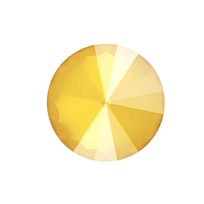 Brilliance Crystal Rivolis 1122, 12mm, Buttercup - The Argus Collection
