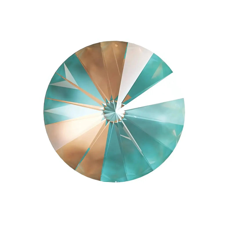 Brilliance Crystal Rivolis, 1122, 12mm, Cappuccino Delite - The Argus Collection