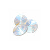 Brilliance Crystal Rivolis, 1122, 12mm, Crystal Glacier Blue - The Argus Collection