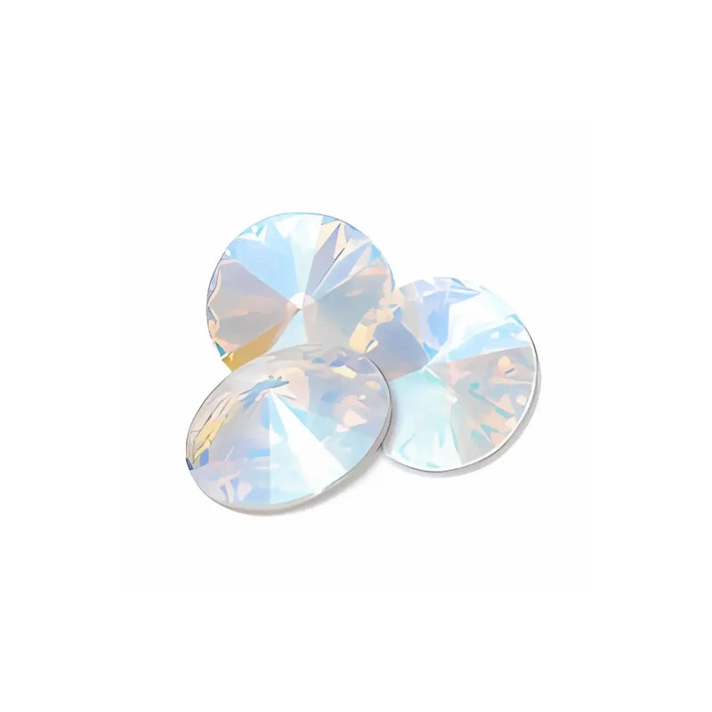 Brilliance Crystal Rivolis, 1122, 12mm, Crystal Glacier Blue - The Argus Collection