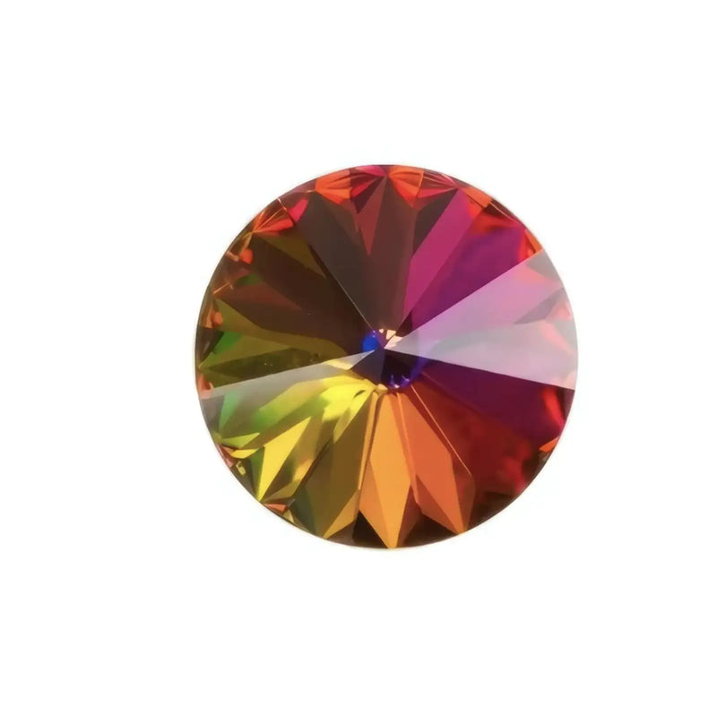 Brilliance Crystal Rivolis, 1122, 12mm, Crystal Volcano - The Argus Collection