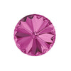 Brilliance Crystal Rivolis, 1122, 12mm, Fuchsia - The Argus Collection