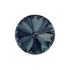Brilliance Crystal Rivolis, 1122, 12mm, Graphite - The Argus Collection