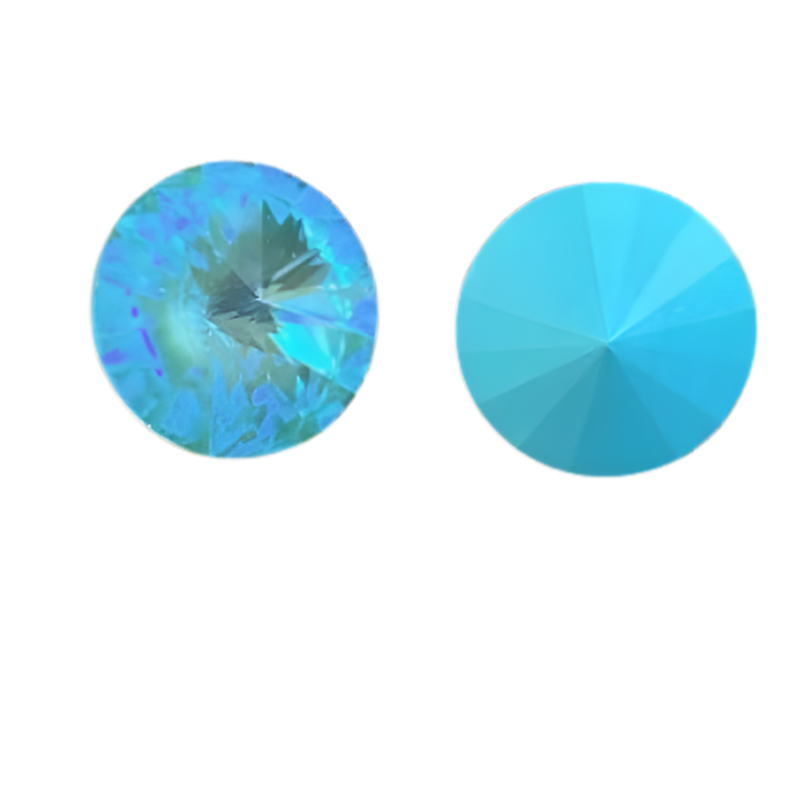 Brilliance Crystal Rivolis, 1122, 12mm, Laguna Delite