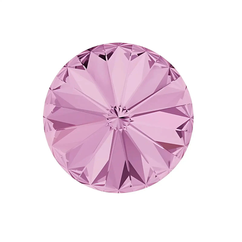 Brilliance Crystal Rivolis, 1122, 12mm, Light Amethyst - The Argus Collection