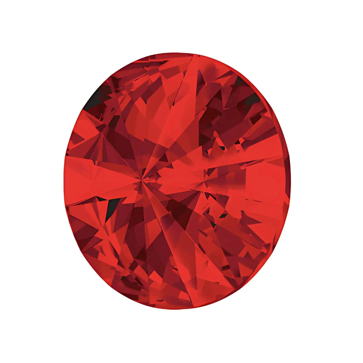 Brilliance Crystal Rivolis, 1122, 12mm Light Siam - The Argus Collection