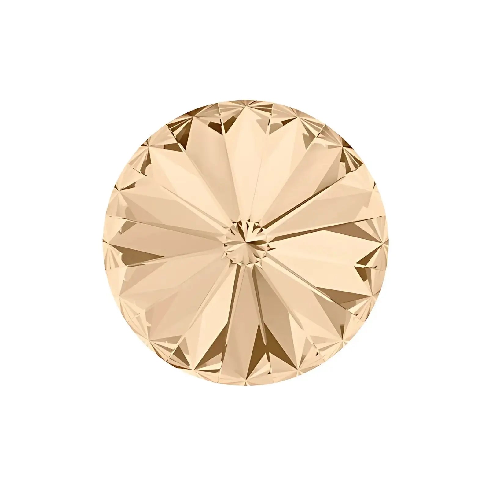 Brilliance Crystal Rivolis, 1122, 12mm, Light Silk - The Argus Collection