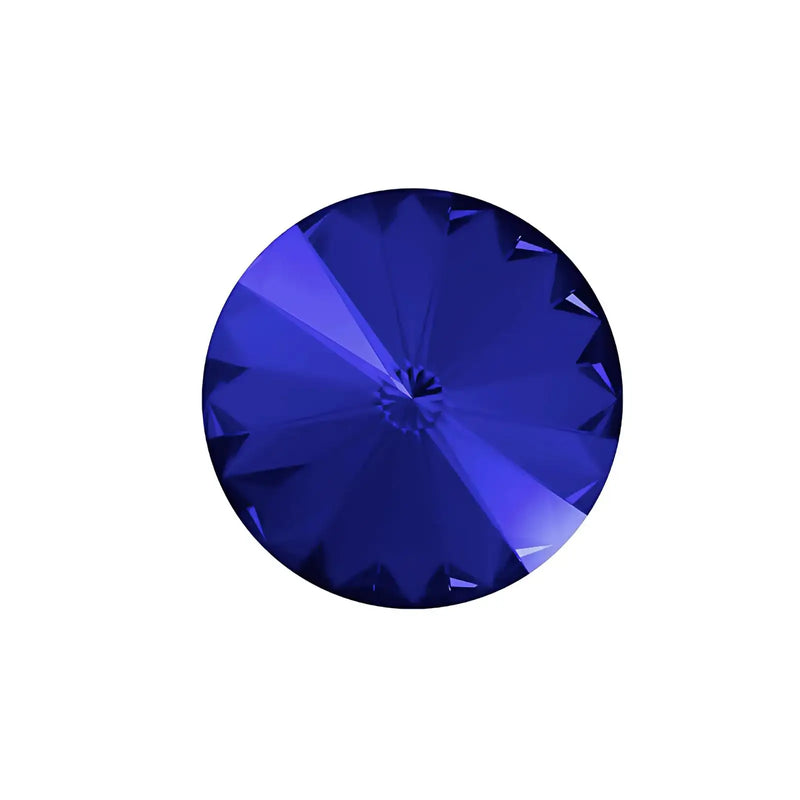 Brilliance Crystal Rivolis, 1122, 14mm, Majestic Blue - The Argus Collection