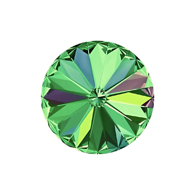 REORDER? Brilliance Crystal Rivolis, 1122, 12mm, Medium Vitrail - The Argus Collection