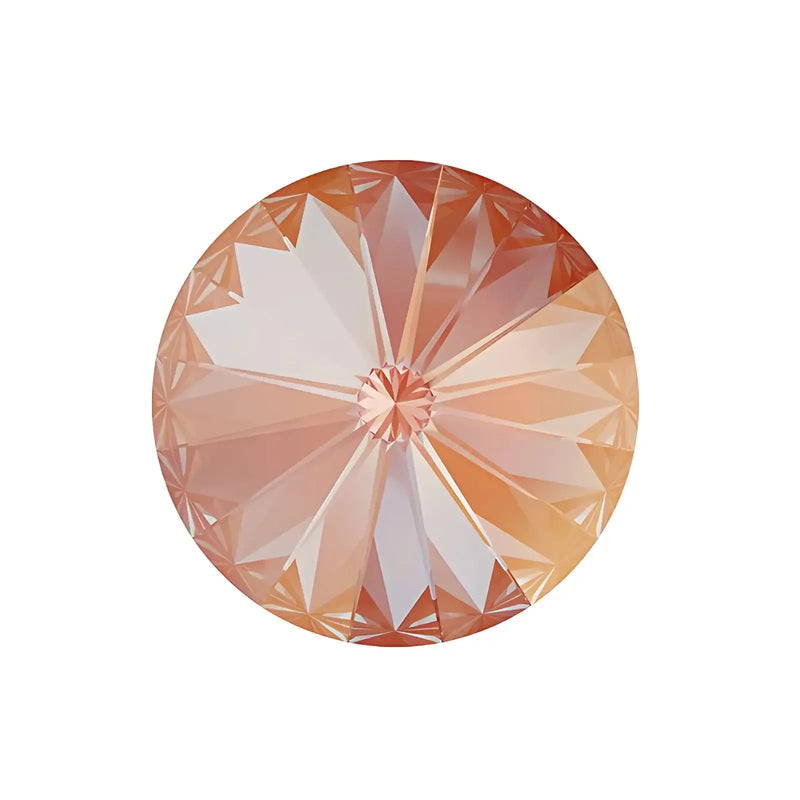 Brilliance Crystal Rivolis, 1122, 12mm, Orange Glow Delite - The Argus Collection