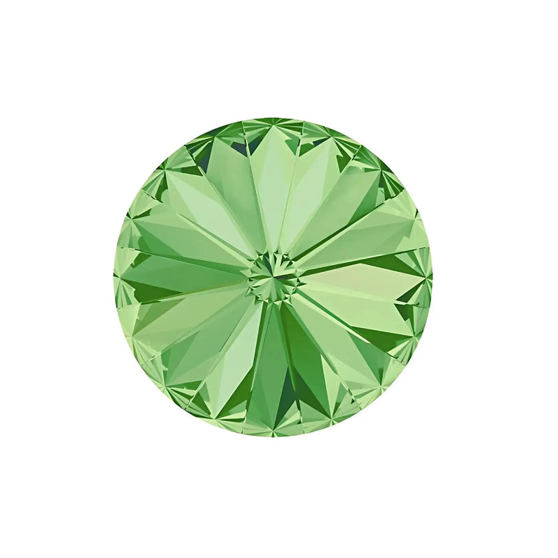 Brilliance Crystal Rivolis, 1122, 12mm, Peridot - The Argus Collection