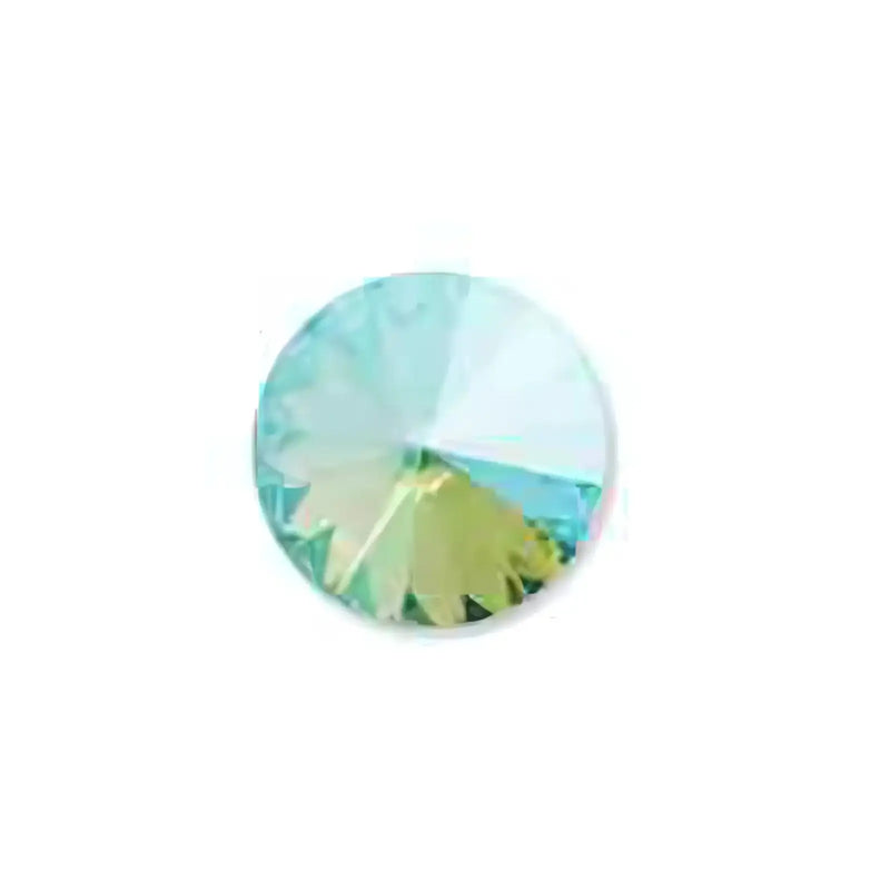 Brilliance Crystal Rivolis, 1122, 12mm, Peridot Shimmer - The Argus Collection