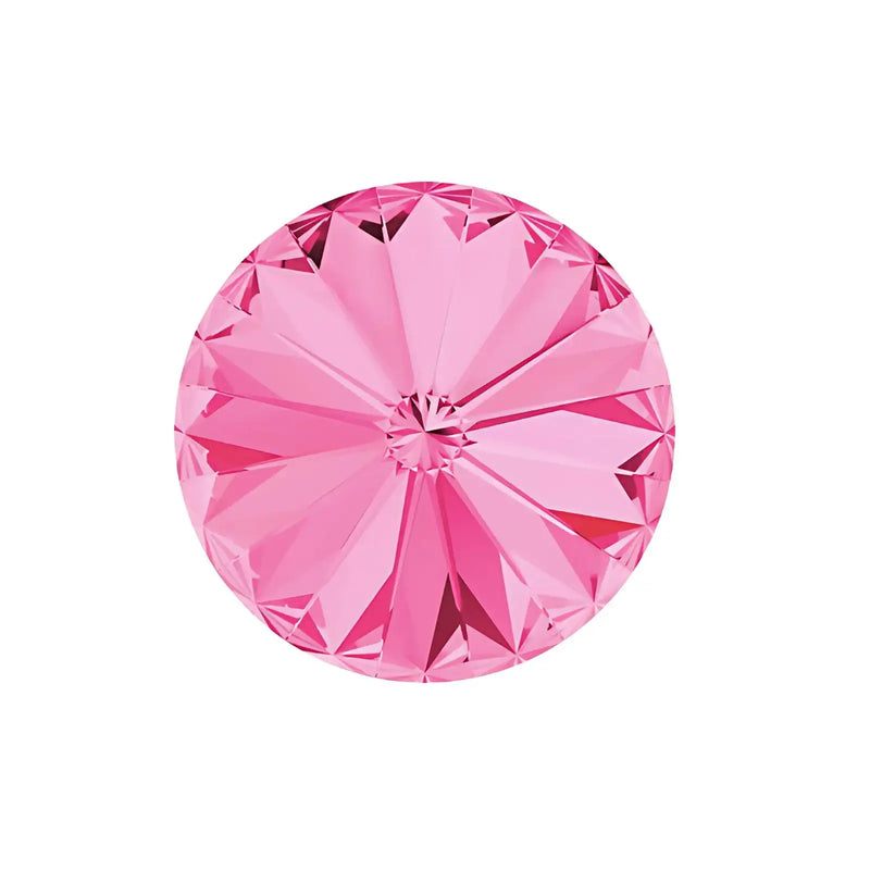 Brilliance Crystal Rivolis, 1122, 12mm, Rose - The Argus Collection