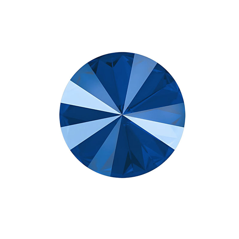 Brilliance Crystal Rivolis, 1122, 14mm, Royal Blue - The Argus Collection