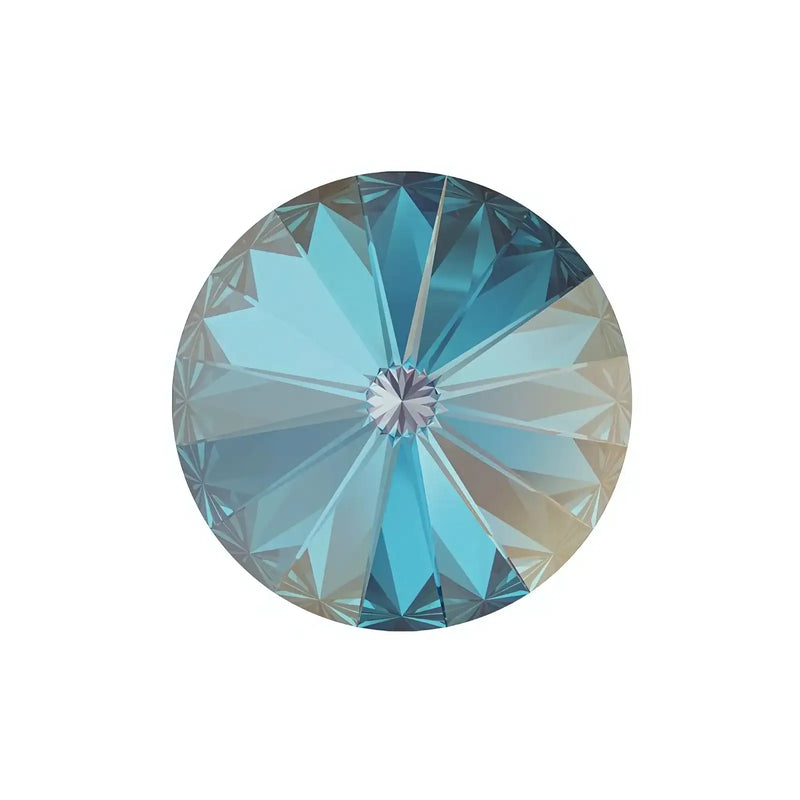 Brilliance Crystal Rivolis, 1122, 12mm, Royal Blue Delite - The Argus Collection