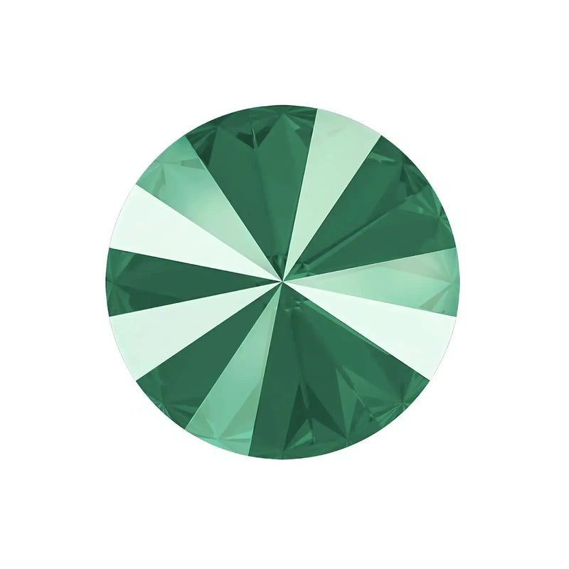 Brilliance Crystal Riviolis, 1122, 12mm, Royal Green - The Argus Collection