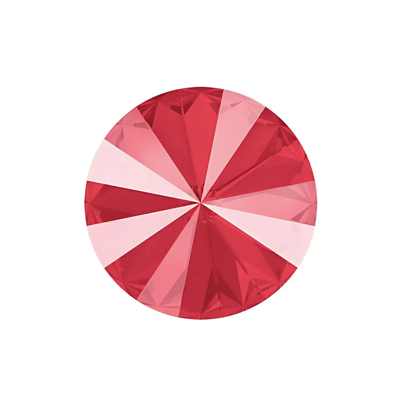 Brilliance Crystal Rivolis 1122, 12mm, Royal Red - The Argus Collection