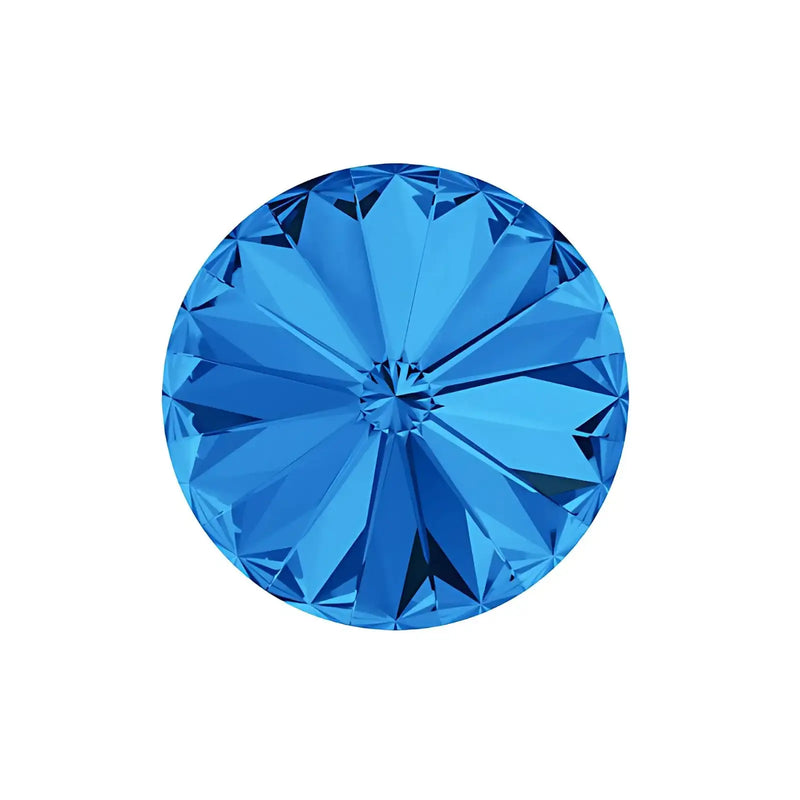 Brilliance Crystal Rivolis, 1122, 12mm, Sapphire - The Argus Collection
