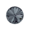 Brilliance Crystal Rivolis, 1122, 12mm, Silver Night - The Argus Collection