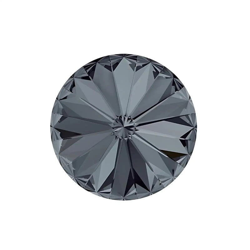 Brilliance Crystal Rivolis, 1122, 12mm, Silver Night - The Argus Collection