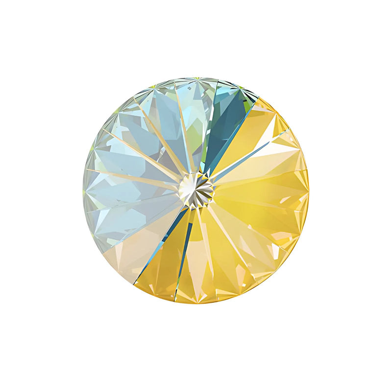 Brilliance Crystal Rivolis, 1122, 14mm, Sunshine Delite - The Argus Collection