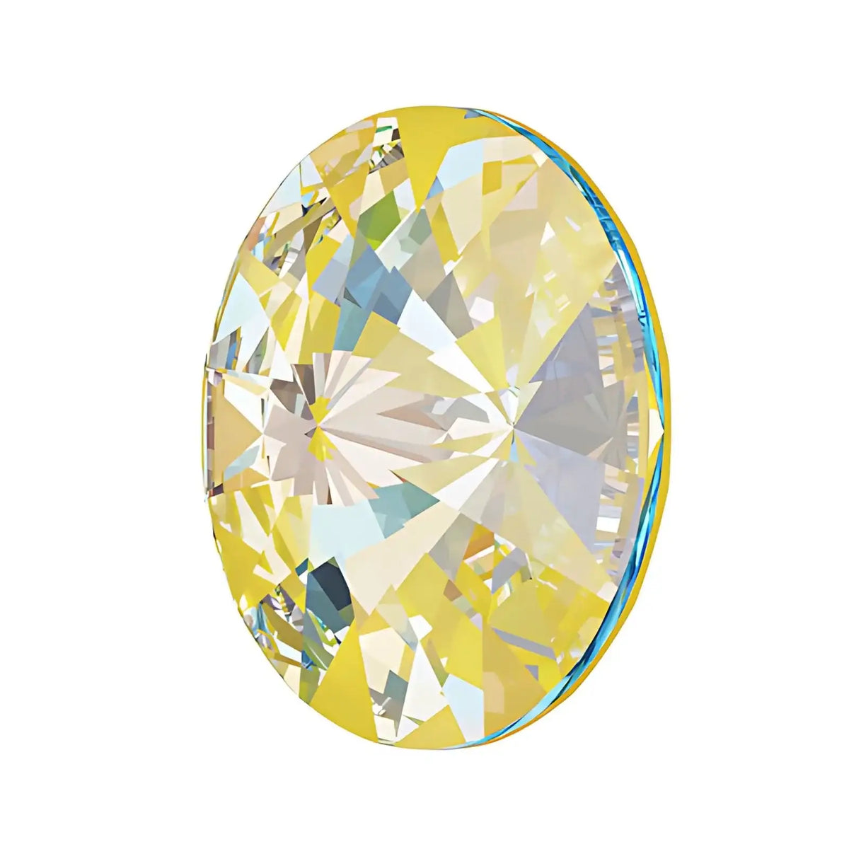 Brilliance Crystal Rivolis, 1122, 12mm, Sunshine Delite - The Argus Collection