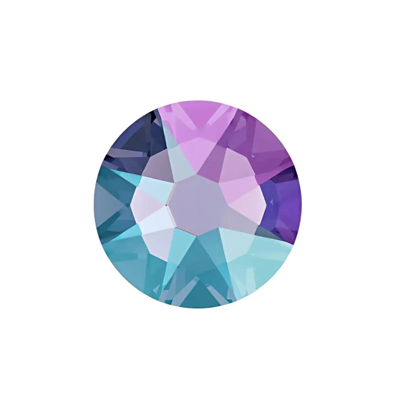 Brilliance Crystal Rivolis, 1122, 12mm, Tanzanite Shimmer - The Argus Collection