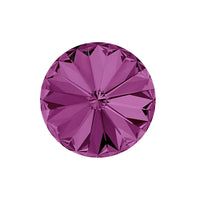 Brilliance Crystal Rivolis, 1122, 12mm, Amethyst - The Argus Collection
