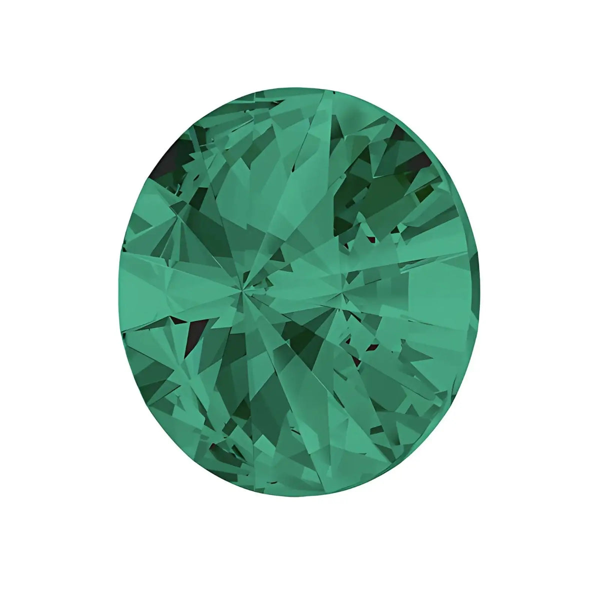 Brilliance Crystal Rivolis, 1122, 12mm, Emerald - The Argus Collection