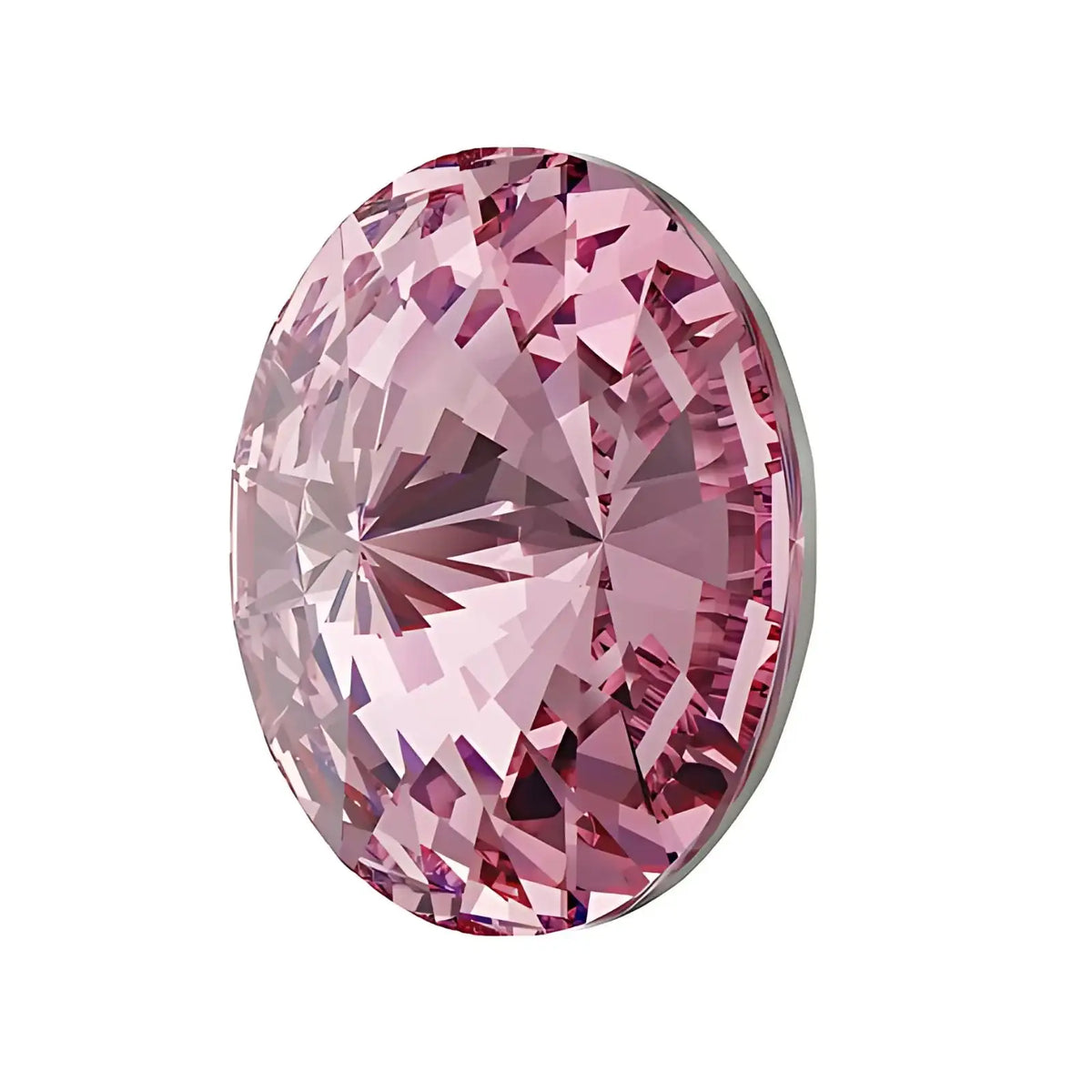 Brilliance Crystal Rivolis, 1122, 12mm, Light Rose - The Argus Collection