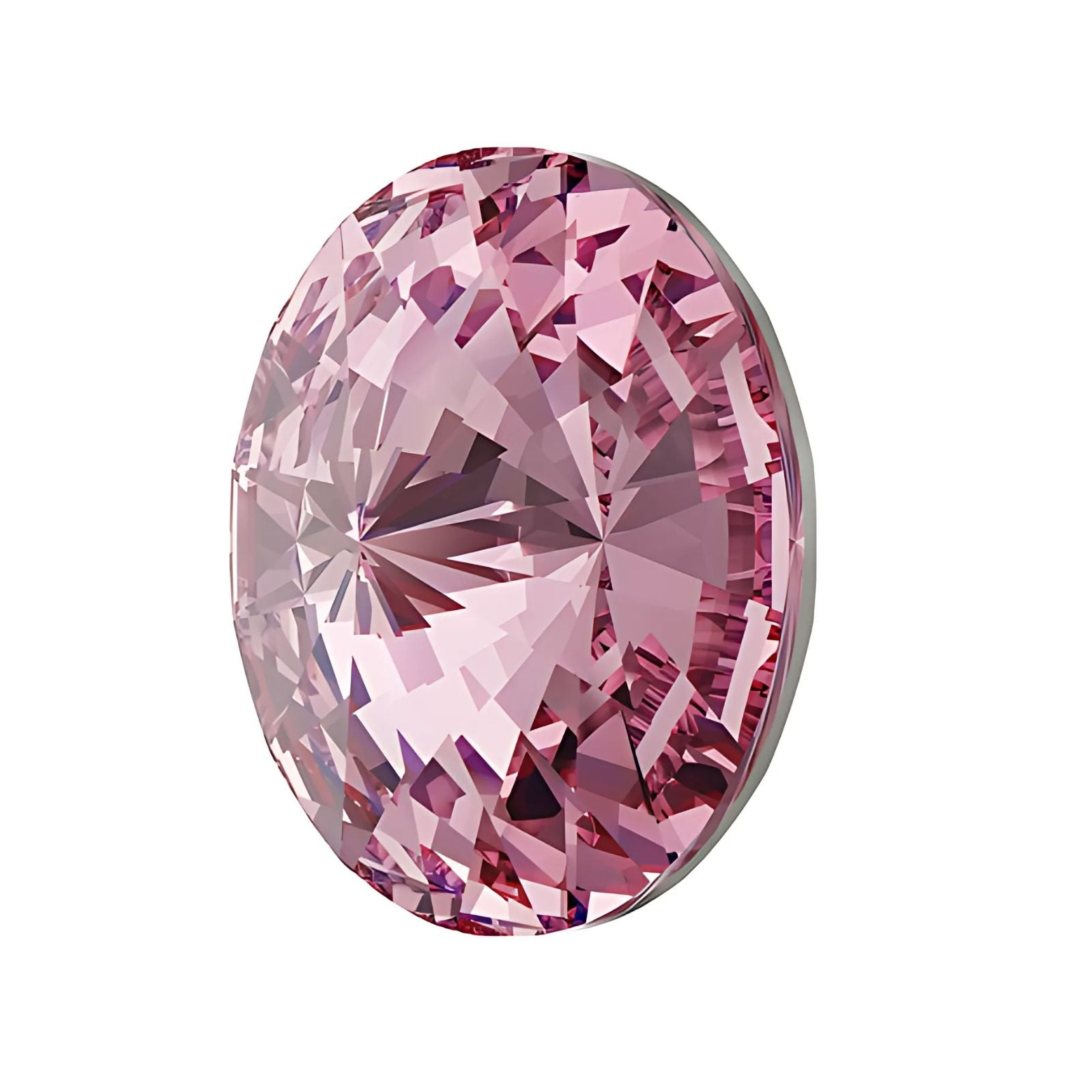 Brilliance Crystal Rivolis, 1122, 14mm, Light Rose - The Argus Collection