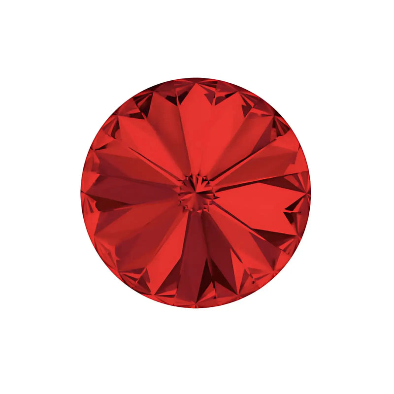 Brilliance Crystal Rivolis, 1122, 12mm Light Siam - The Argus Collection