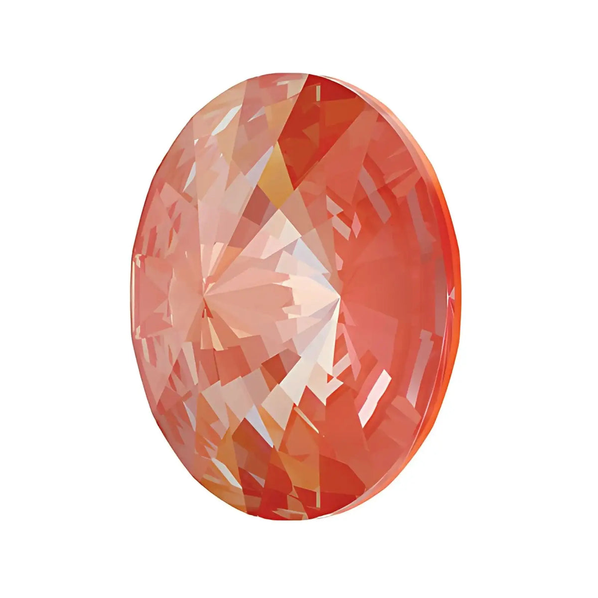 Brilliance Crystal Rivolis, 1122, 12mm, Orange Glow Delite - The Argus Collection