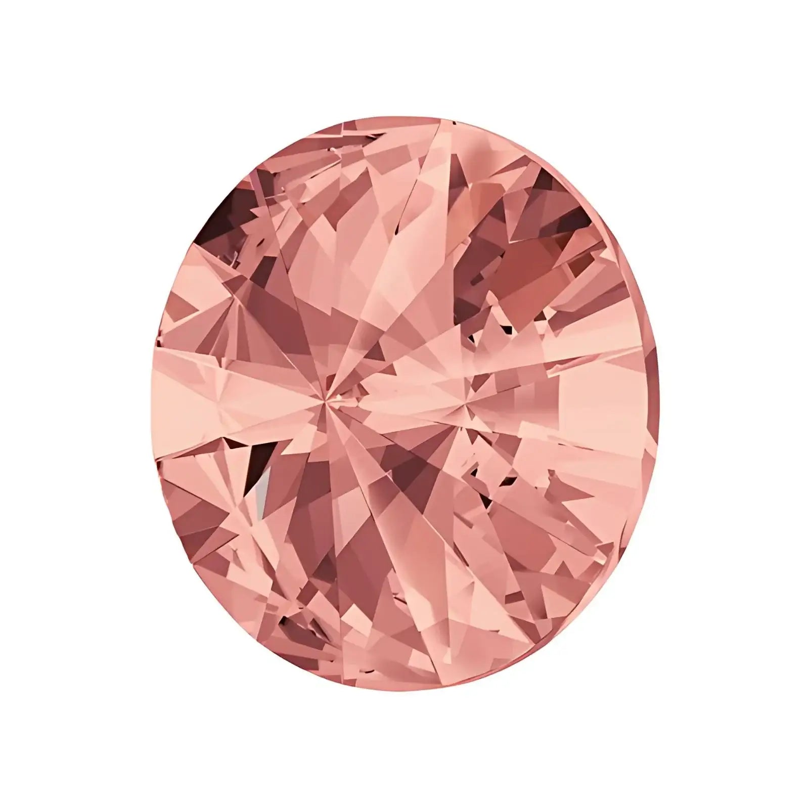 Brilliance Crystal Rivolis, 1122, 12mm, Blush Rose - The Argus Collection