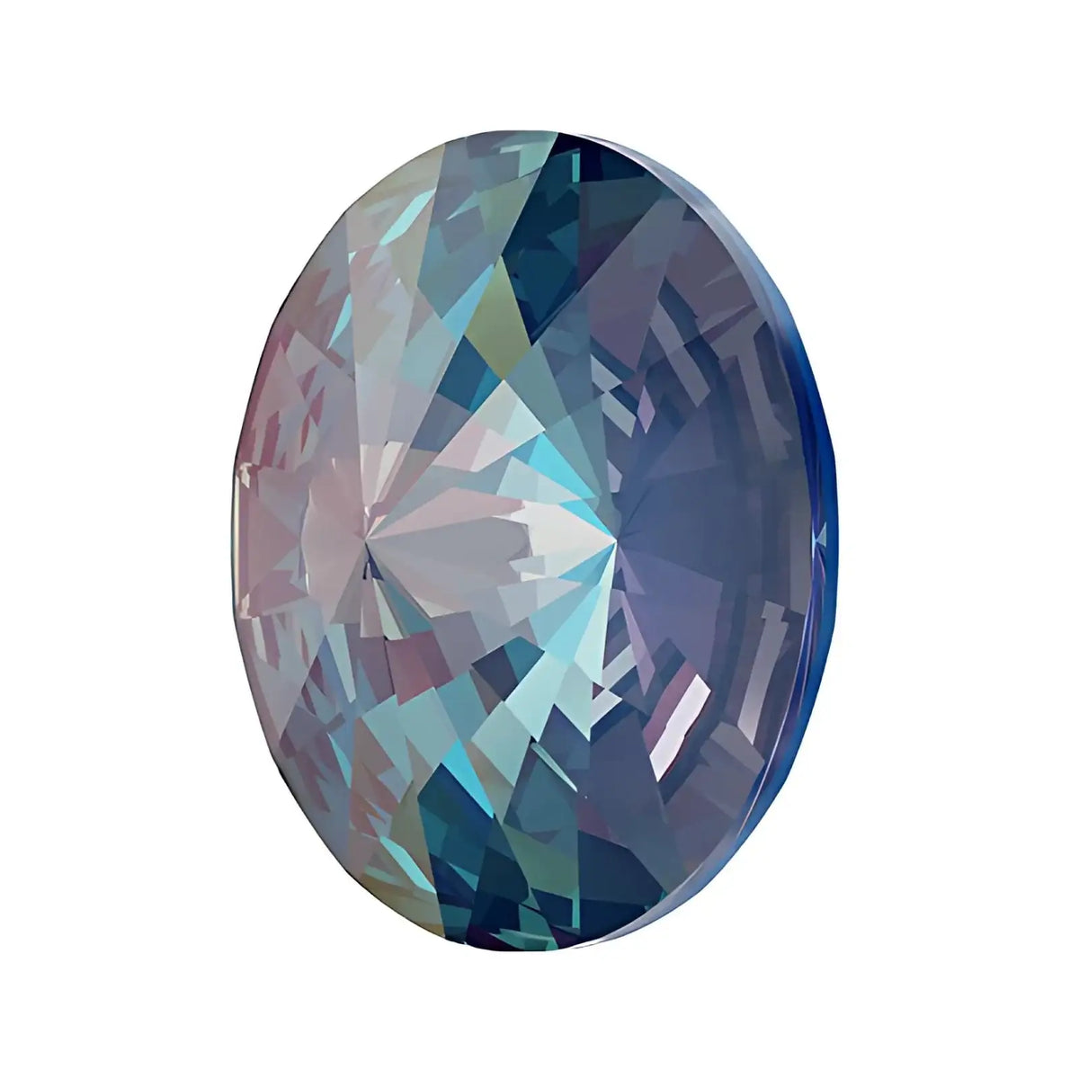 Brilliance Crystal Rivolis, 1122, 12mm, Royal Blue Delite - The Argus Collection