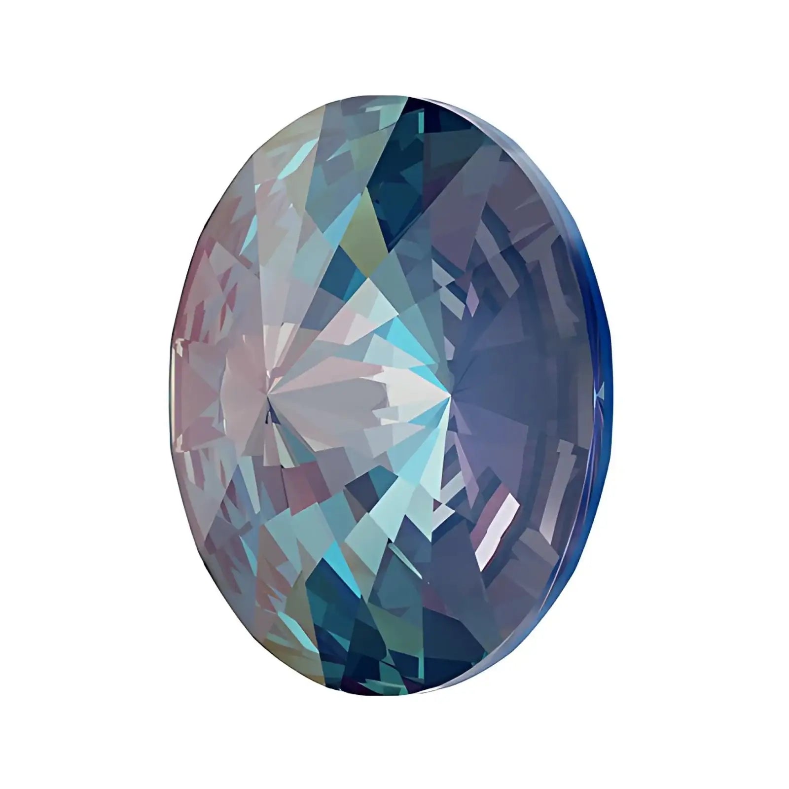 Brilliance Crystal Rivolis, 1122, 12mm, Royal Blue Delite - The Argus Collection