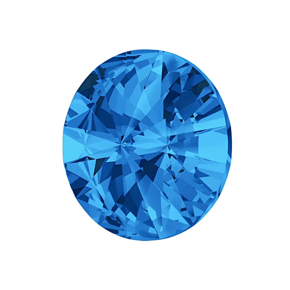 Brilliance Crystal Rivolis, 1122, 12mm, Sapphire - The Argus Collection