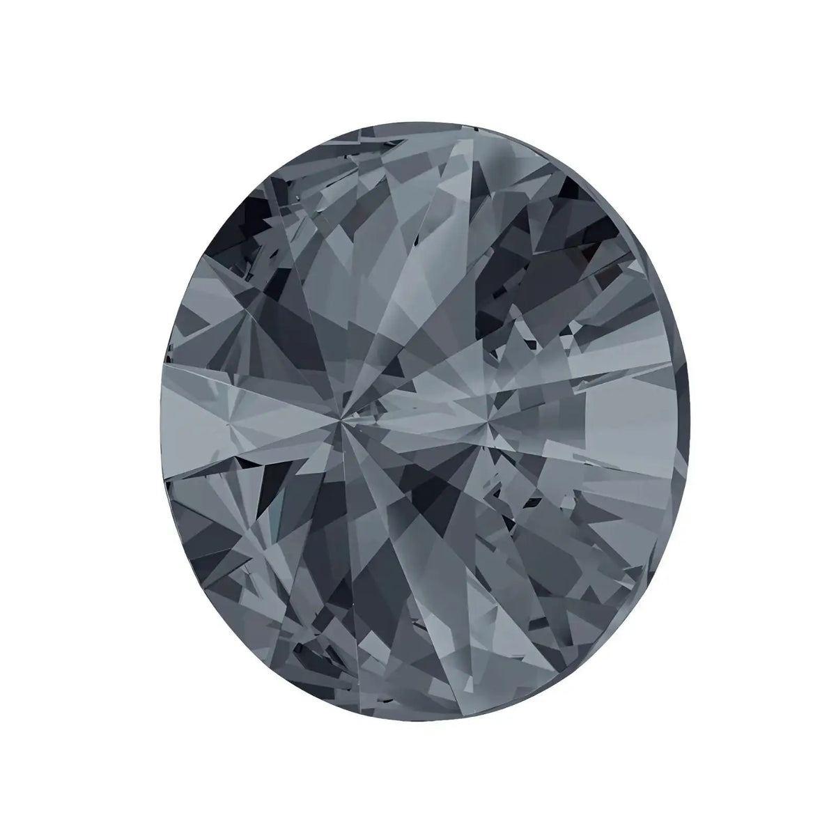 Brilliance Crystal Rivolis, 1122, 12mm, Silver Night - The Argus Collection