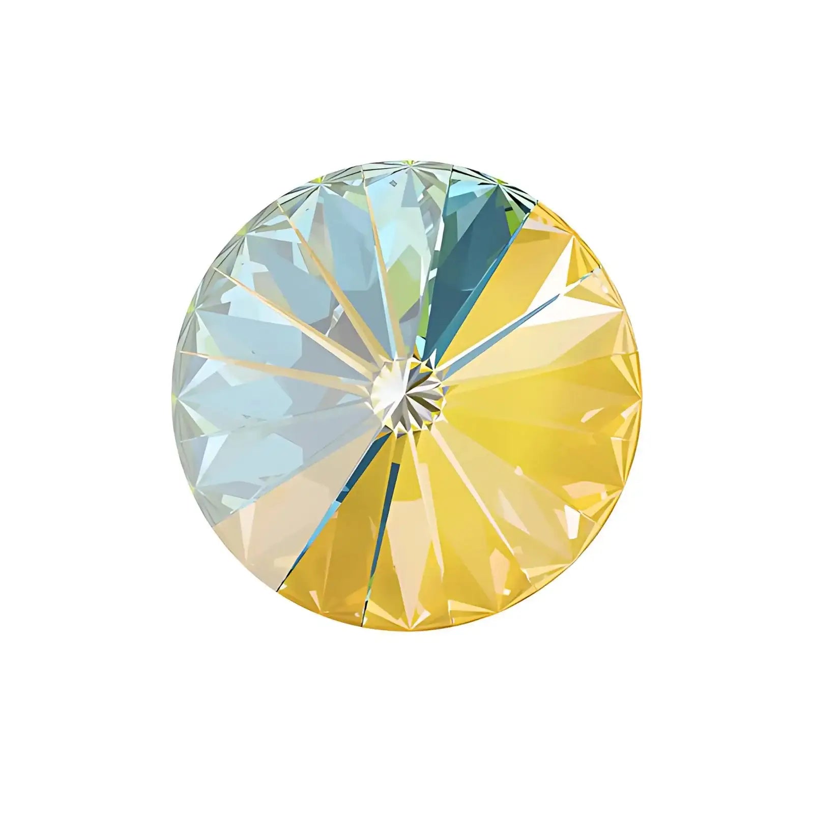 Brilliance Crystal Rivolis, 1122, 12mm, Sunshine Delite - The Argus Collection