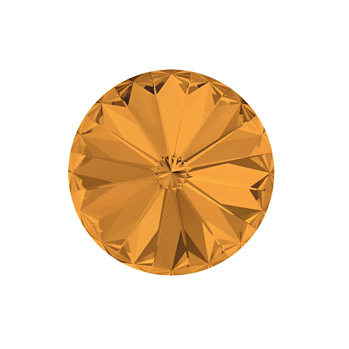 Brilliance Crystal Rivolis, 1122, 12mm, Topaz - The Argus Collection