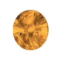 Brilliance Crystal Rivolis, 1122, 12mm, Topaz - The Argus Collection