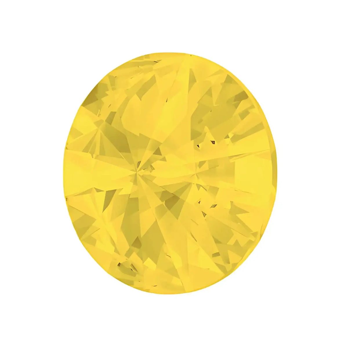 Brilliance Crystal Rivolis, 1122, 12mm, Yellow Opal - The Argus Collection