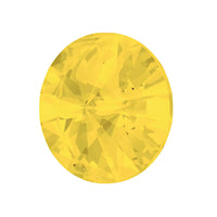 Brilliance Crystal Rivolis, 1122, 12mm, Yellow Opal - The Argus Collection