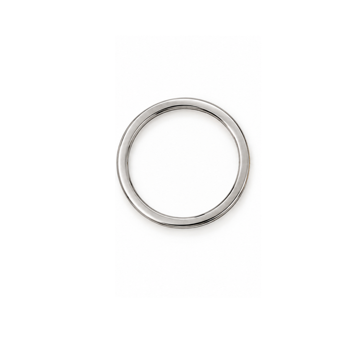 12mm Stainless Steel circle connector for earrings, beadwork and jewelry making.