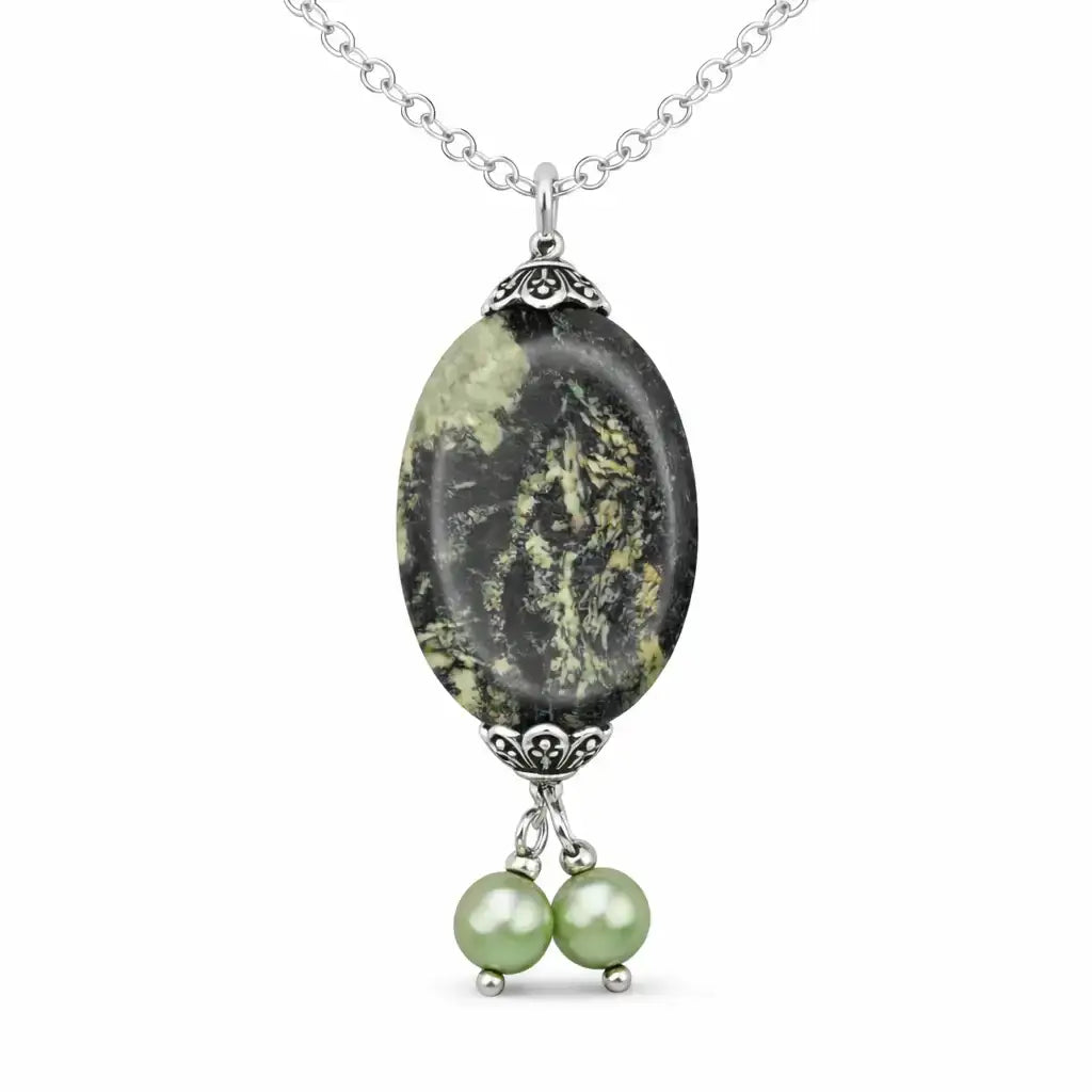 Feather Jasper Beads, Dark Hue, 30x40mm - The Argus Collection