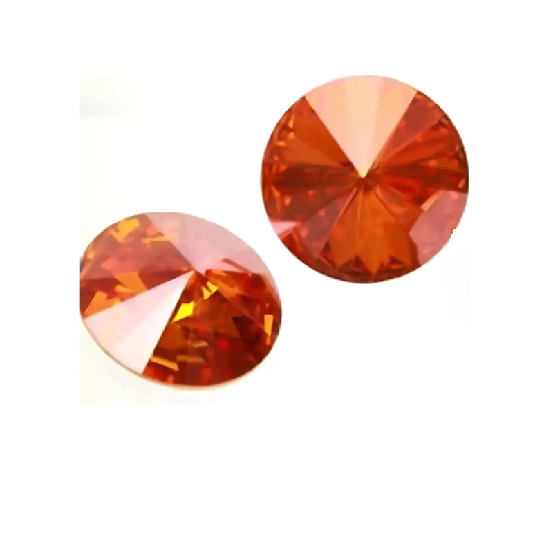 Brilliance Crystal Rivolis, 1122, 14mm, Chili Pepper - The Argus Collection
