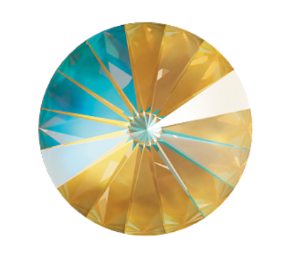 Brilliance Crystal Rivolis, 1122, 14mm, Orche Delite - The Argus Collection