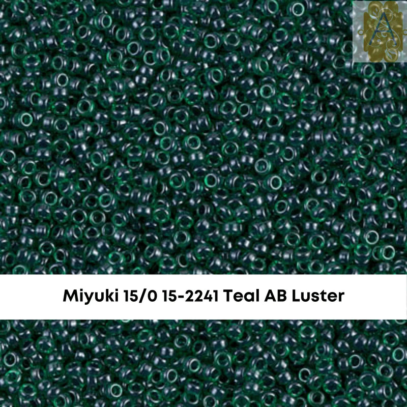 15/0 Miyuki Round Seed Beads, 8.2g 15-2241, 15-2242, 15-2243, 15-2244 - The Argus Collection